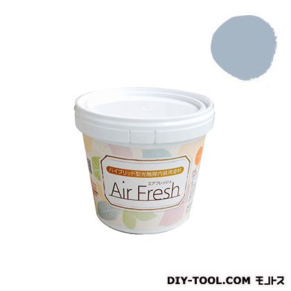 エアフレッシュハイブリット型光触媒内装用塗料 ウィスパーブルー 1kg 1