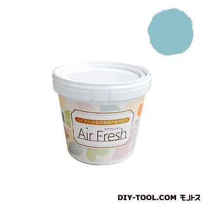 エアフレッシュハイブリット型光触媒内装用塗料 ナイルブルー 1kg 1