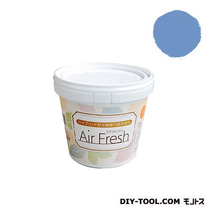エアフレッシュハイブリット型光触媒内装用塗料 ステラブルー 1kg 1