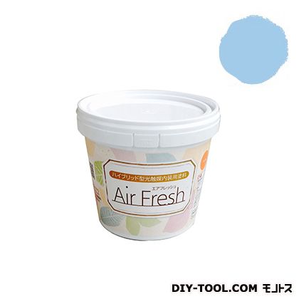 エアフレッシュハイブリット型光触媒内装用塗料 イノセントブルー 1kg 1