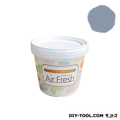 エアフレッシュハイブリット型光触媒内装用塗料 スレートグレイ 1kg 1