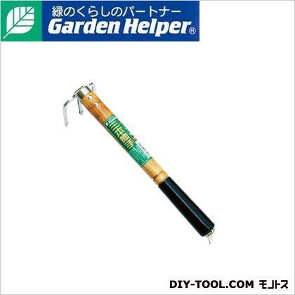 ステンレス焼木柄三本熊手