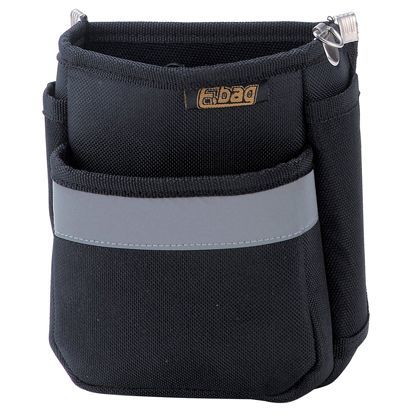 イーバッグ 2段式電工腰袋・小 反射板付 08303 1