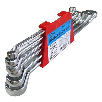 エキスパート 6本組 メガネレンチセット 8~24mm 1