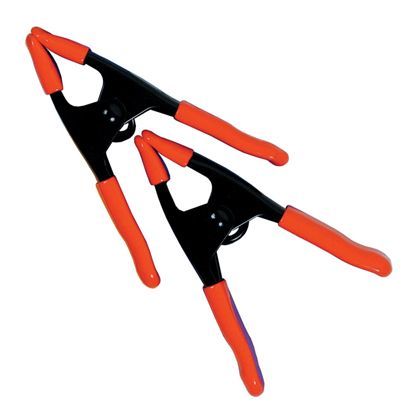 ストロングツール 2個組スプリングクランプ スチール製 100mm 05-3A 1