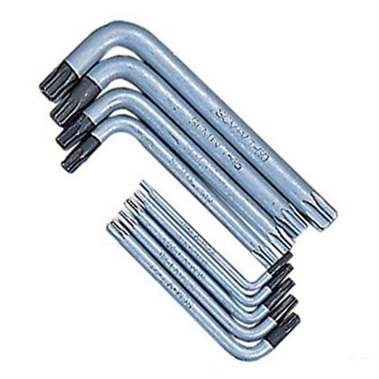 ストロングツール ヘックスローブネジ用L型レンチ 9本組 61-50 1