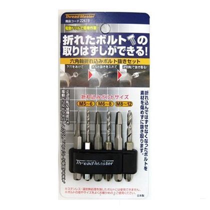 スレッドマスター 折れ込みボルト抜きセット スクエアタイプ M5-M12用 22419 1