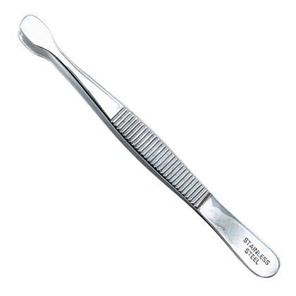 ピーツール オールステンレス ピンセット 先平型 切手用