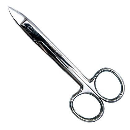 ピーツール ギザ付 精密金切りハサミ カーブ刃タイプ 117mm 04401 1