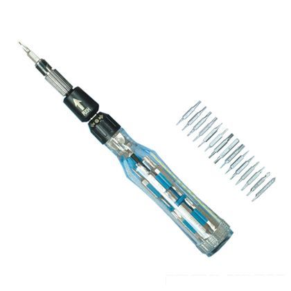 ピーツール マイクロラチェット機能付精密ドライバー 30in1 フレキシブル・ストレート兼用型 13942 1