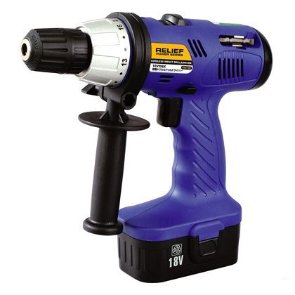 リリーフ 18V充電式振動ドリル&ドリルドライバー ROD-18H 1