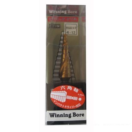 リリーフ ステップドリル 4~12mm 9段 チタンコーティング RSD-1T 1