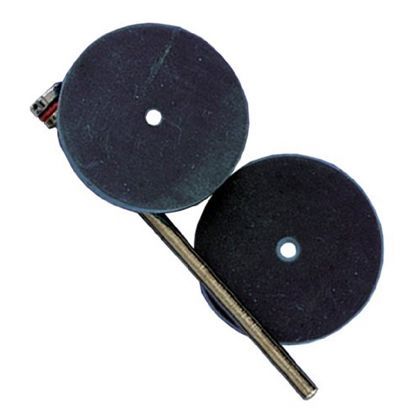 リリーフ 研磨用ラバー砥石 22mm #600 23016 2本組