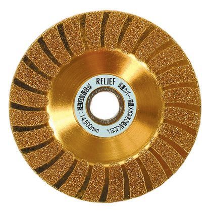 リリーフ 超硬ダイヤモンド 平面サンダー チタンコーティング 29225 1