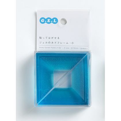 貼ってはがせるジェルのカドフレーム・小
