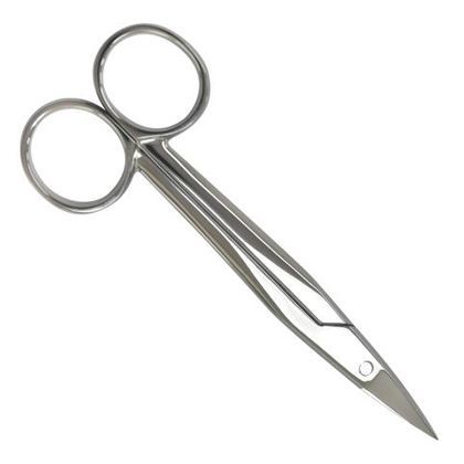 金冠ハサミ 直刃 全長:112mm/刃先長さ:20mm DY000SUZ 1