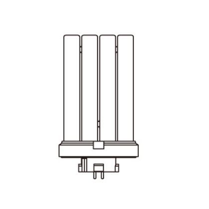 デンサン インバーターフラットライト交換ランプ FML20EX-D