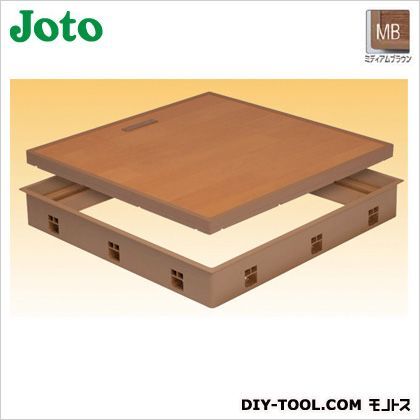 高気密床下点検口 ミディアムブラウン 600×600×77.5mm SPF-R6060C-MB 1個