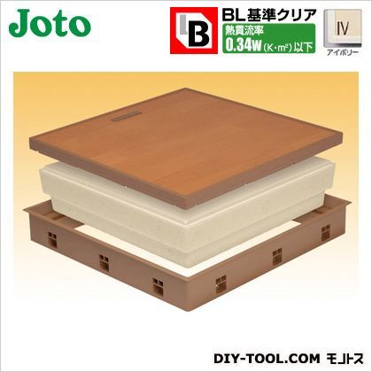 高気密床下点検口 アイボリー 600×600×77.5mm SPF-R60C-BL3-IV 1個