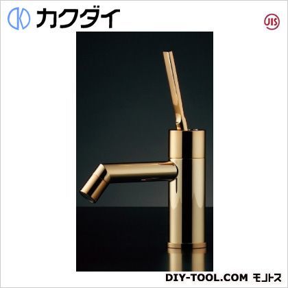 シングルレバー立水栓(ゴールド) 716-236-13 1
