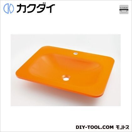 角型洗面器 ゴールデンオレンジ 7.5L #MR-493220Y 1点