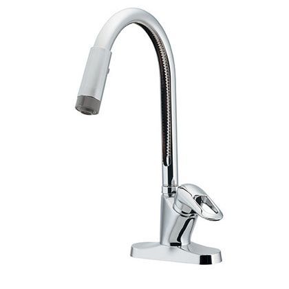 シングルレバー混合栓 クローム(メタル) 116-105 1点