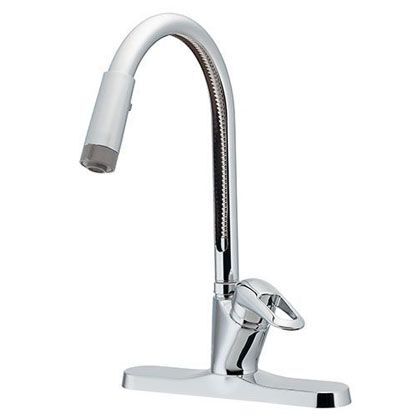 シングルレバー混合栓 クローム(メタル) 116-106 1点