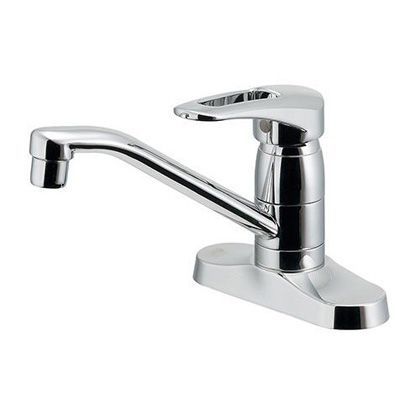 シングルレバー混合栓 クローム(メタル) 116-107 1点