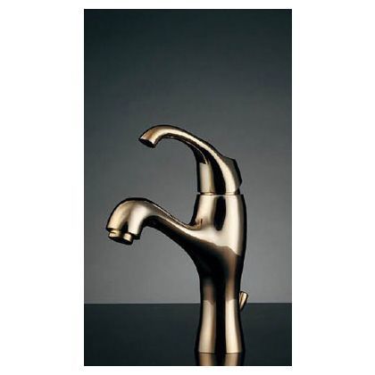 シングルレバー混合栓 クリアブラス 183-100GN-CG 1点