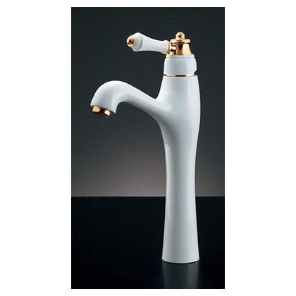 シングルレバー混合栓 白(ホワイト) トール 183-205GN 1点