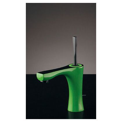 シングルレバー混合栓 ライムグリーン 183-230GN-GR 1点