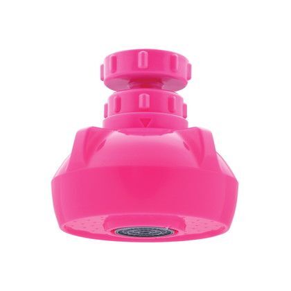 これエエやん キッチンシャワー 首振り式 ピンク GA-HK002 1点