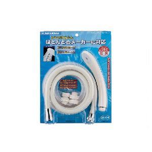 大口径シャワーホースセット クリーム 3663C 1