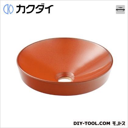 丸型手洗器 鉄赤 493-012-R 1点