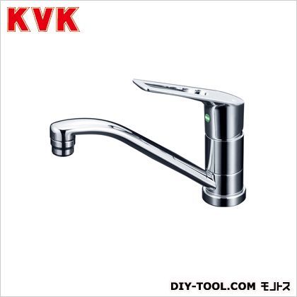 流し台用シングルレバー式混合栓200mmパイプ付 奥行×高さ:262×590mm KM5011TR2EC 1点