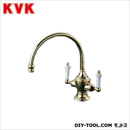 流し台用2ハンドル混合栓 幅×奥行×高さ:171×240×716.5mm KM721GD 1