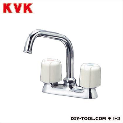 流し台用2ハンドル混合栓固定こま 幅×奥行:102×145mm KM17ZNE 1点