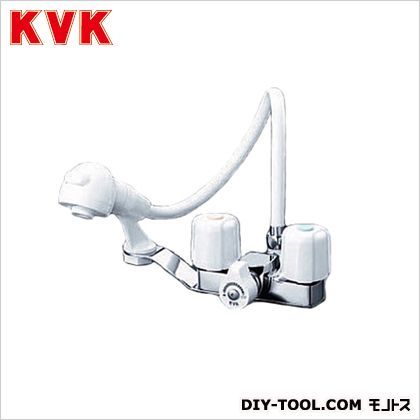 一時止水付2ハンドル洗髪シャワー・ゴム栓付 幅×奥行:100×139mm KF12F2-1EGS 1点