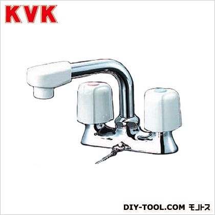 洗面用2ハンドル混合栓 幅×奥行×高さ:102×125×137mm KM17NSGS 1点