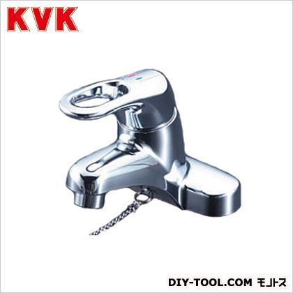 洗面用シングルレバー式混合栓ゴム栓付