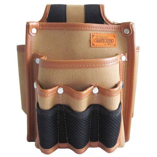 レザー電工袋2段工具差付