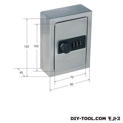 鍵の保管箱 ダイヤル錠 HL 120×90×40 AQH-1A 1台