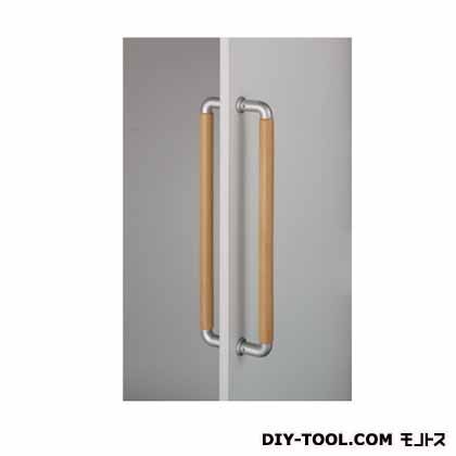 ウッドハンドル シルバー/ライトブラウン φ25×300 D-520-300-SI/LI 1