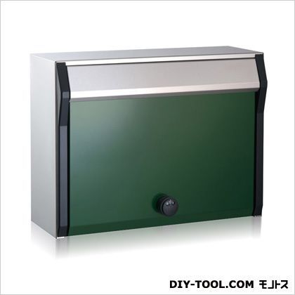 郵便ポストvillettaダイヤル錠 グリーン 15×29.5×39cm 1