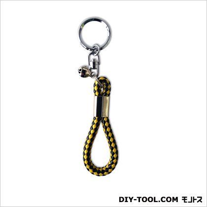 くみひもホルダー小 黄/黒 0.6×2.8×7.5cm KHS-3 1