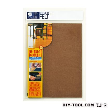 インテリアフェルト ベージュ 180×250mm厚さ2mm IF-B5-BE 1