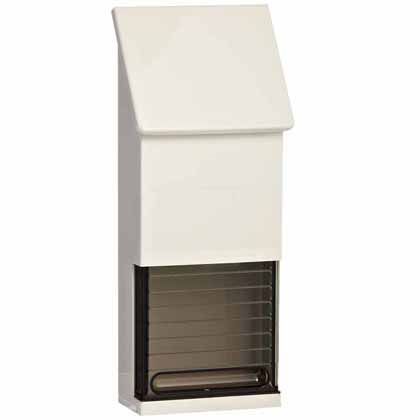 サントミタテ型ポスト ホワイト 16.6×39.7×9.2cm ST-50 1