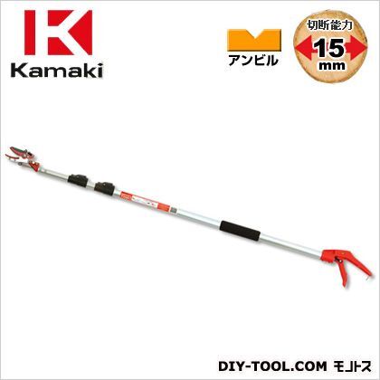 3段継伸縮式高枝切鋏かるのびサンダンアンビル3m 全長1.4m~3.0m #1450A 1
