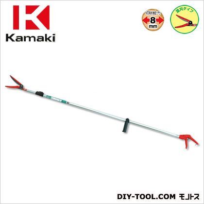 6段伸縮式高枝切鋏かるのび長刃タイプツカミ付3m 全長1.8m~3.0m #1850 1