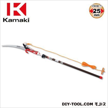 2段伸縮式高枝切鋏シルバーポール 全長1.2~2.0m #1000-D 1